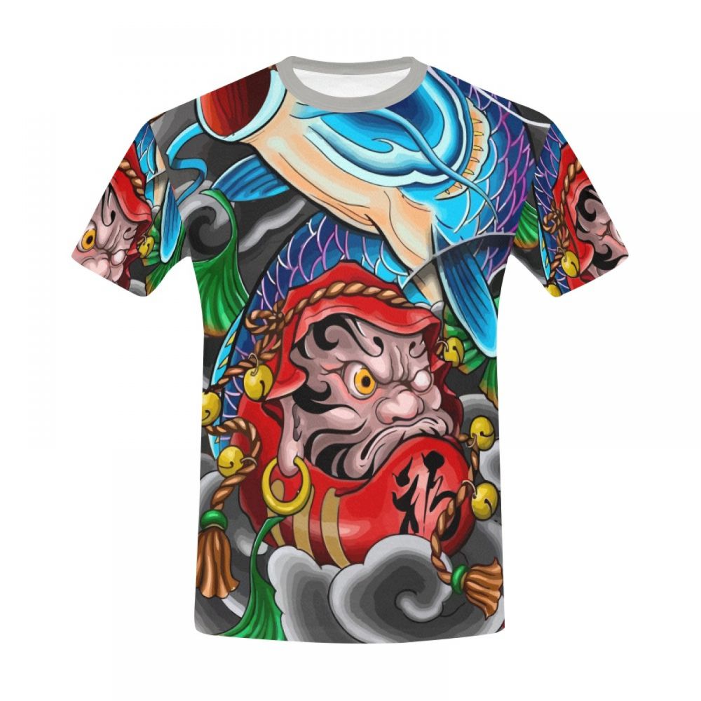 Herren Kunst Der Japanischen Mythologie Kurzes T-shirt