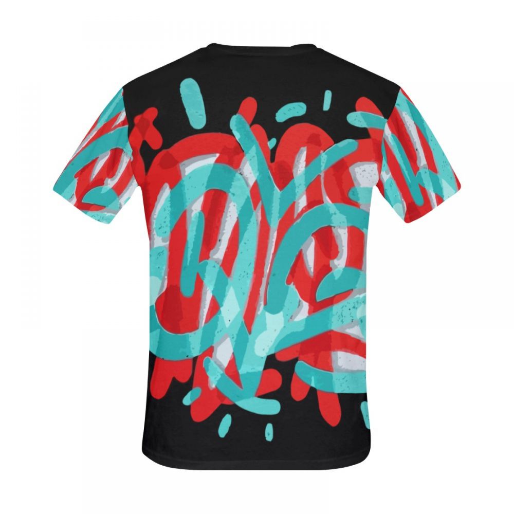 Herren Mutter-graffiti-kunst Kurzes T-shirt