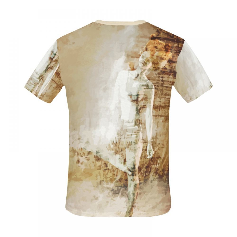 Herren Kunst Digital Bärenfrauen Kurzes T-shirt