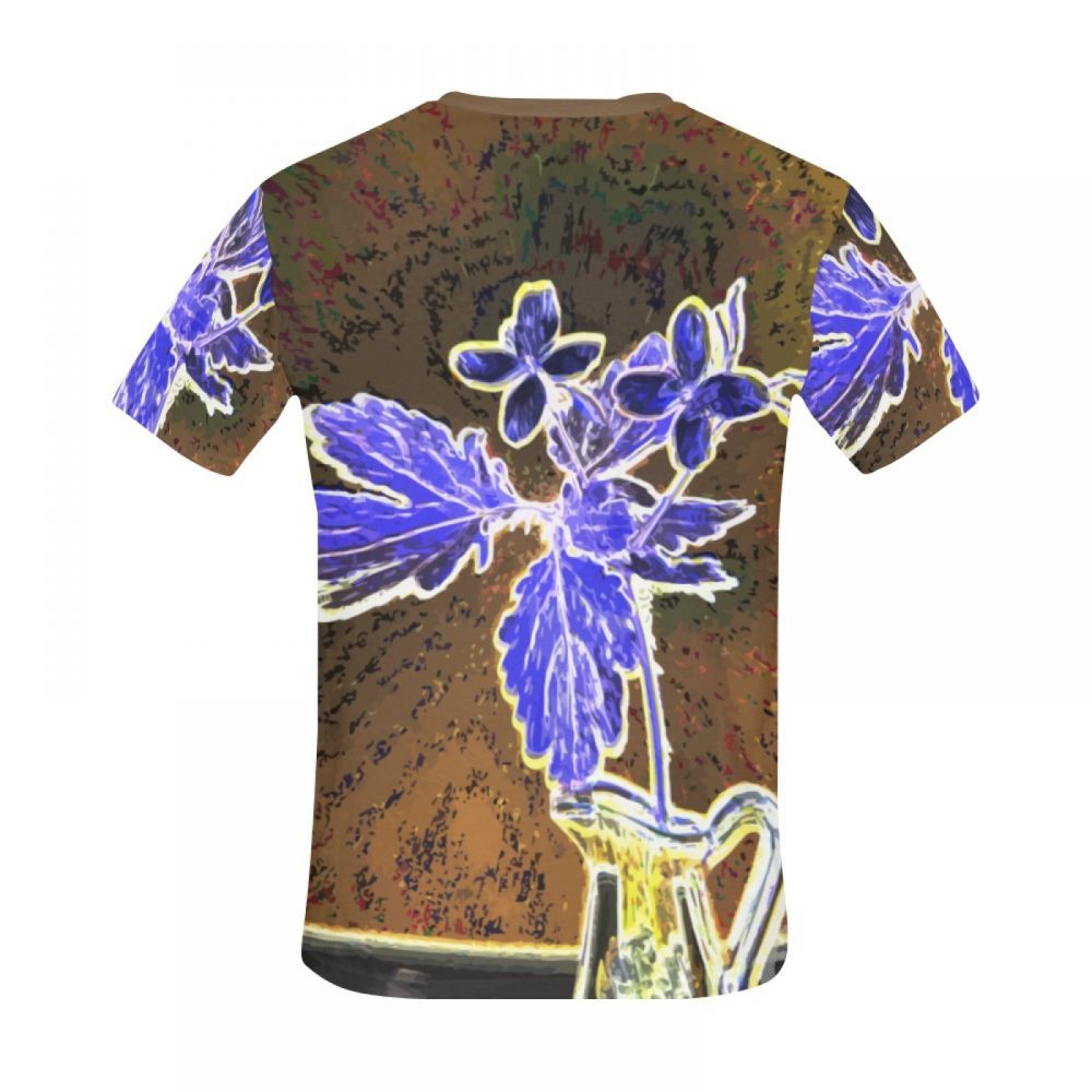 Herren Kunst-digital-geist-vase Kurzes T-shirt