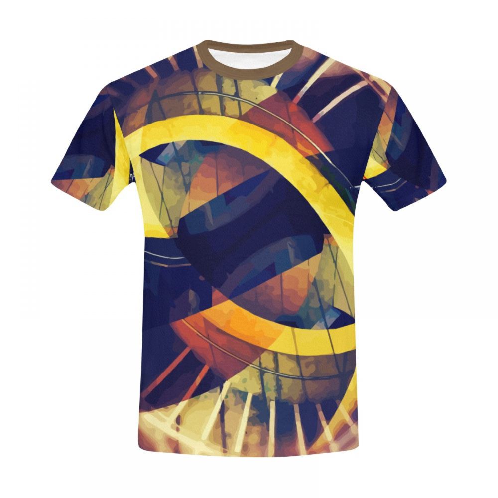 Herren Kosmisches Portal Für Digitale Kunst Kurzes T-shirt