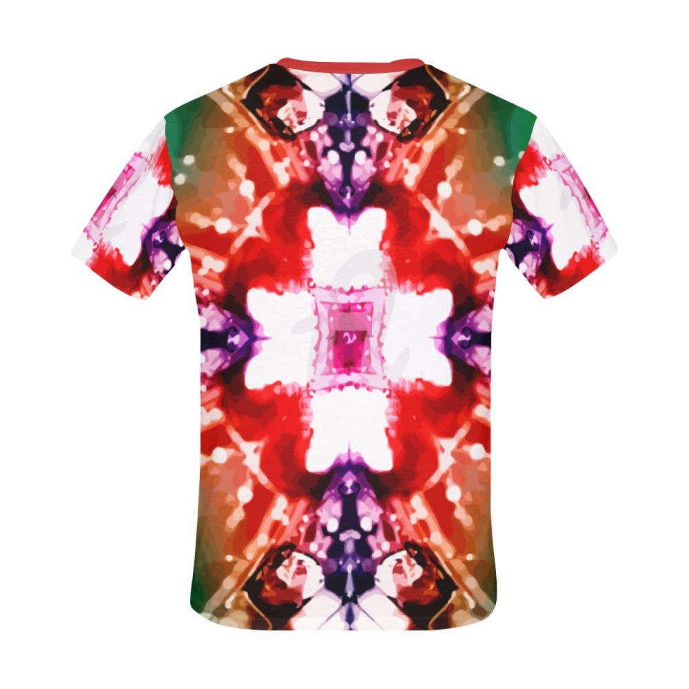 Herren Kunst-wassertropfen-kaleidoskop Kurzes T-shirt