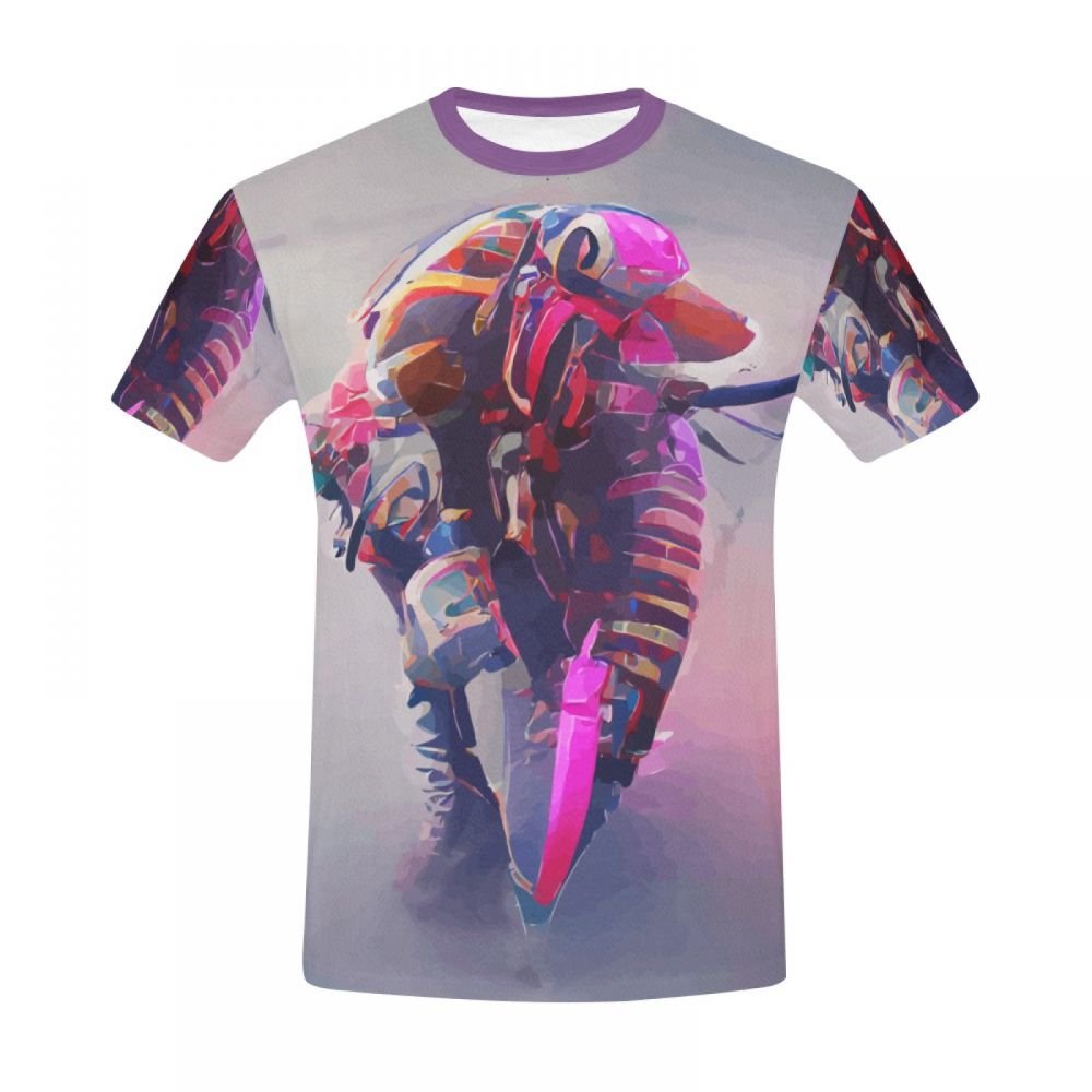 Herren Konzeptkunst Zukünftiger Roboter Kurzes T-shirt