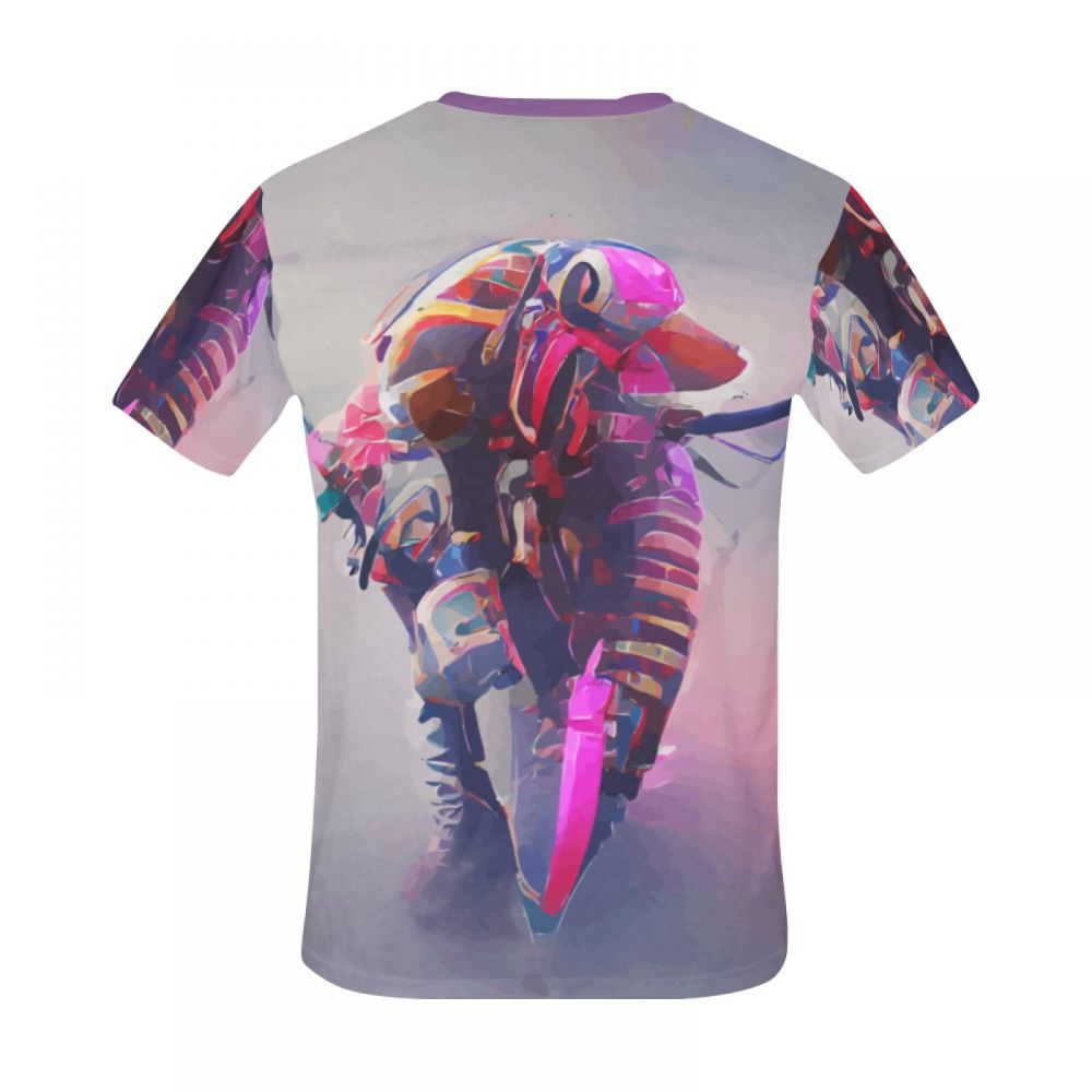 Herren Konzeptkunst Zukünftiger Roboter Kurzes T-shirt