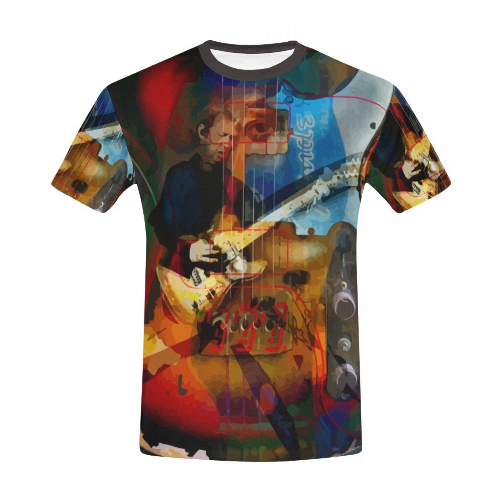 Herren Kunst Musician Memorial Gitarrist Kurzes T-shirt