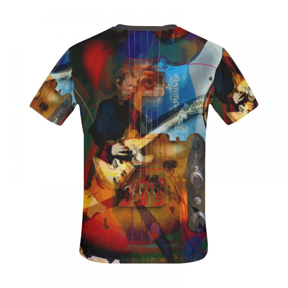 Herren Kunst Musician Memorial Gitarrist Kurzes T-shirt