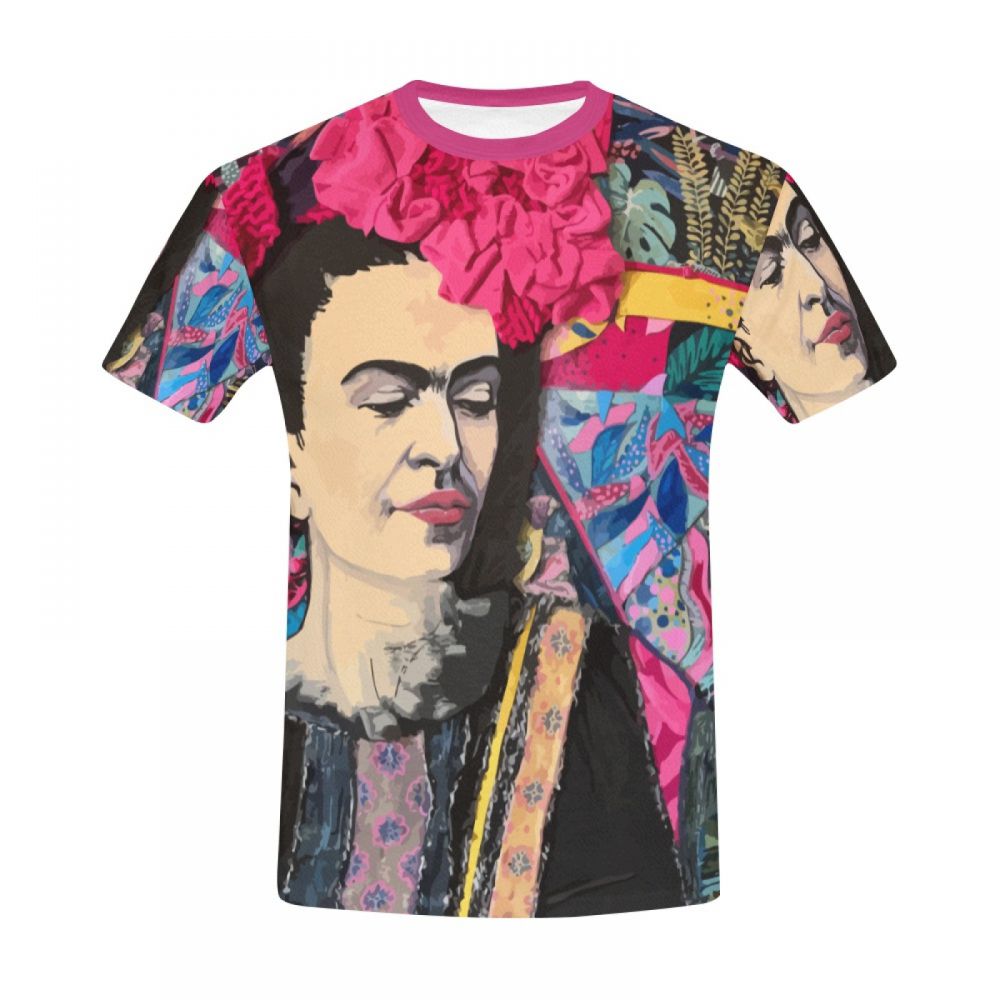 Herren Charakterkunst Frida Kahlo Kurzes T-shirt