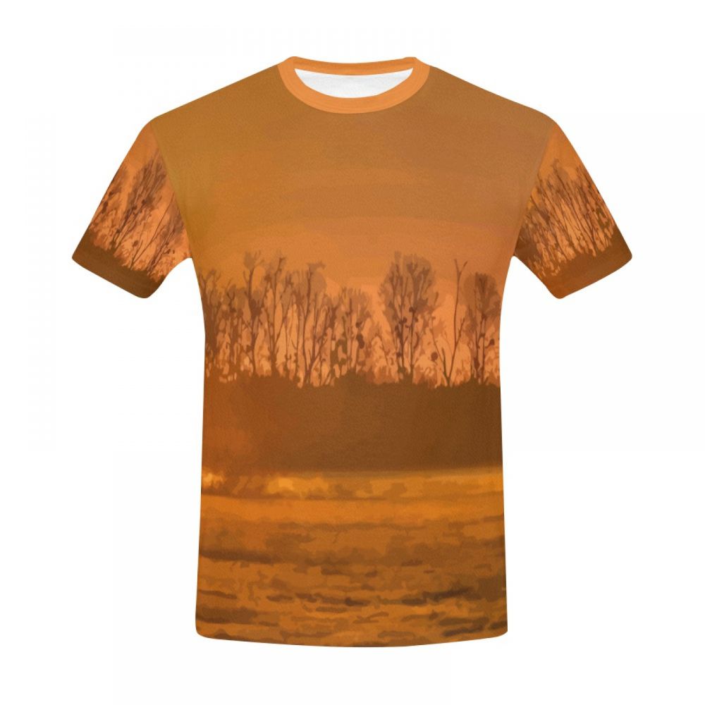 Herren Kunstfilm Dünenwald Kurzes T-shirt